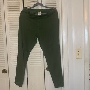 Faded Glory Women's Olive Straight Leg Pants